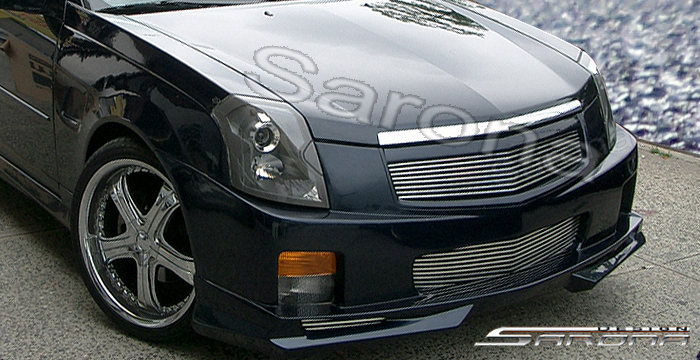 Custom Cadillac CTS Front Bumper  Sedan (2003 - 2007) - $590.00 (Part #CD-004-FB)